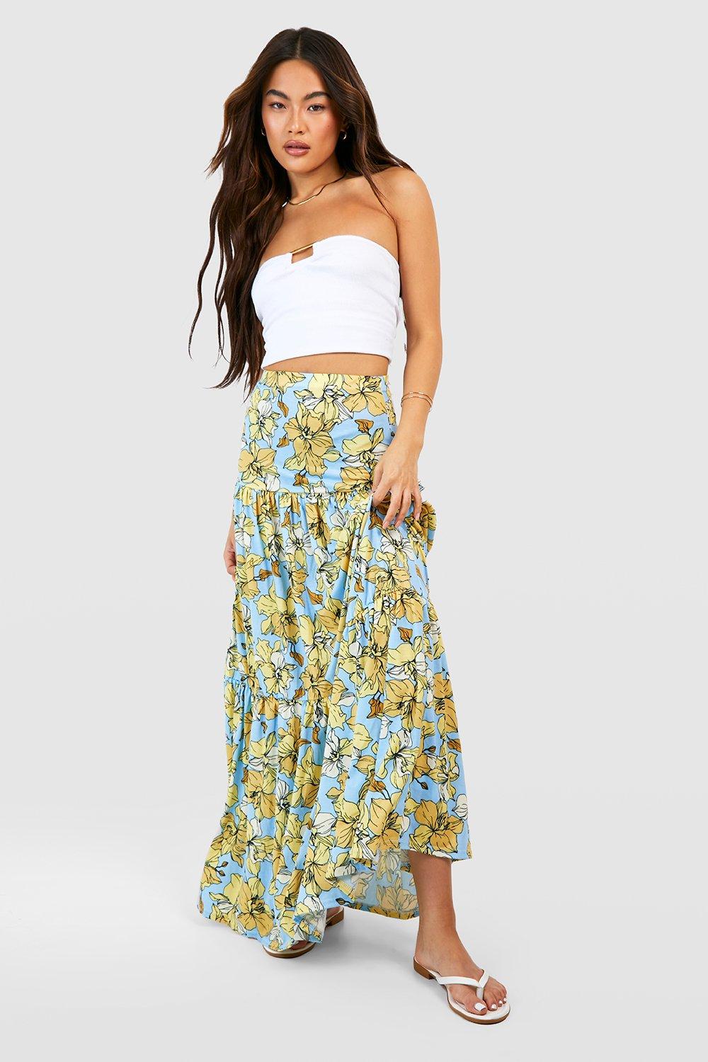 Floral maxi skirt clearance nz